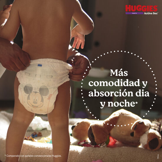 Pantaloncitos Huggies Active Sec Etapa 4/XG 25 uds